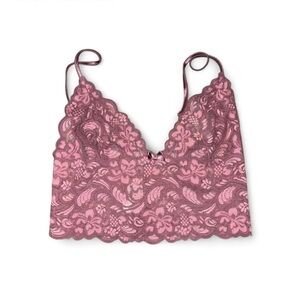 Frederick's of Hollywood Pink Lace Bralette